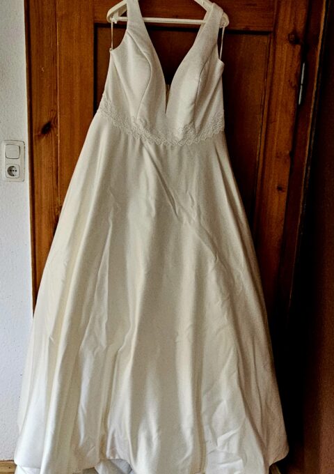 Second Hand Brautkleid Ladybird A-Linie Gr. 50 Neu & ungetragen Foto 1