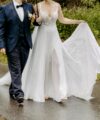 Second Hand Brautkleid Le Papillon by Modeca Fairy A-Linie Gr. 34 Foto 4