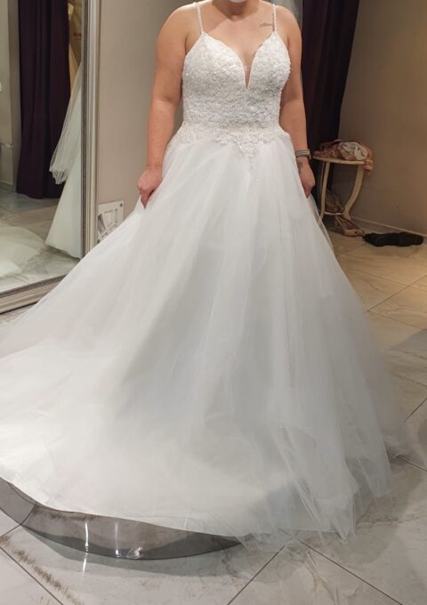 Second Hand Brautkleid Prestige Prinzessin Gr. 44 Neu & ungetragen Foto 1