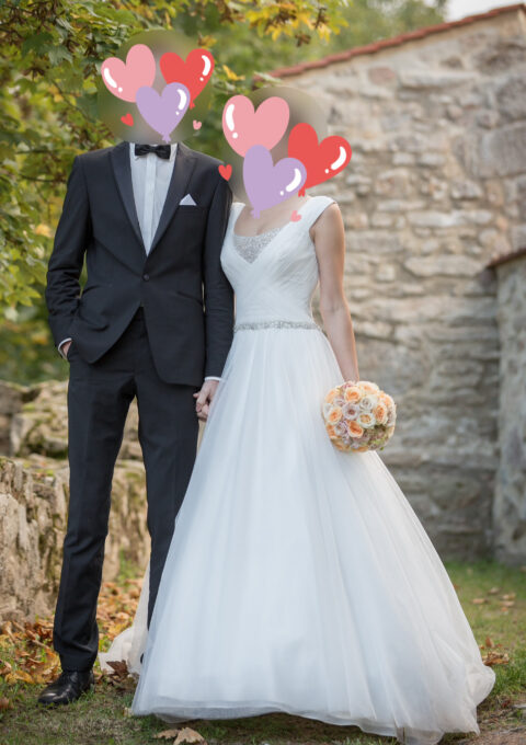 Second Hand Brautkleid A-Linie Gr. 36 Foto 1
