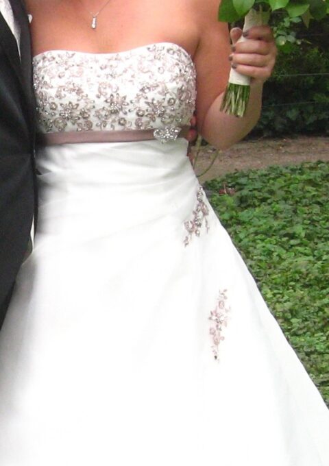Second Hand Brautkleid Ladybird A-Linie Gr. 40 Foto 1