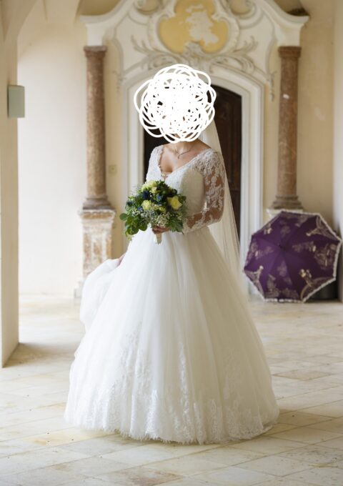 Second Hand Brautkleid Sincerity SC 1877 Prinzessin Gr. 40 Foto 1