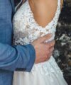 Second Hand Brautkleid Lina Becker 1940 A-Linie Gr. 38 Foto 5