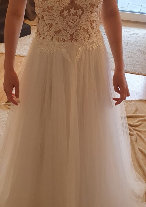 Second Hand Brautkleid Lilly Boho Gr. 34 Neu & ungetragen Foto 1