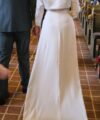 Second Hand Brautkleid Bianco Evento Boho Gr. 38 Foto 5