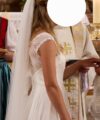 Second Hand Brautkleid Bianco Evento Claudia A-Linie Gr. 38 Foto 4