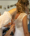 Second Hand Brautkleid Bianco Evento Claudia A-Linie Gr. 38 Foto 5