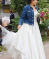Second Hand Brautkleid Églantine Créations Ananas A-Linie Gr. 38 Foto 6
