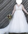 Second Hand Brautkleid Novabella 30806 A-Linie Gr. 54 Foto 4