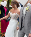 Second Hand Brautkleid Modeca Alaska A-Linie Gr. 34 Maßgeschneidert Foto 6