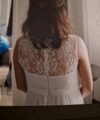 Second Hand Brautkleid Carl Schöpf Umstandskleid Gr. 36 Foto 3