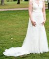 Second Hand Brautkleid Meerjungfrau Gr. 36 Maßgeschneidert Foto 2