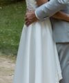 Second Hand Brautkleid Sylvani komplett umgearbeitet von Jelena ArtFasion Vokuhila Gr. 38 Foto 8