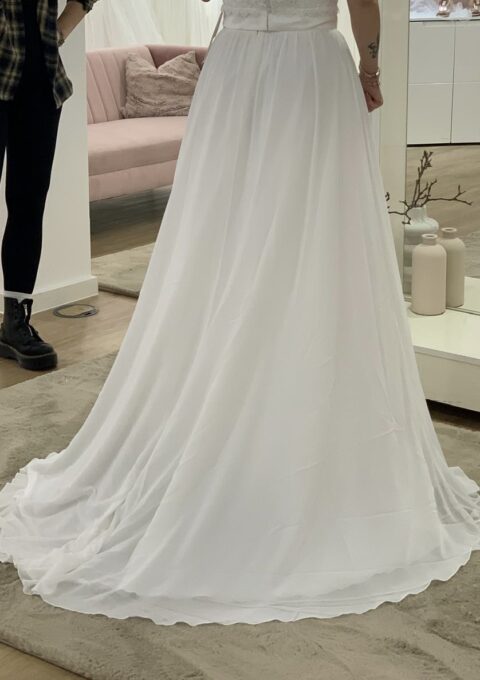 Second Hand Brautkleid Bianco Evento Zweiteiler Gr. 40 Neu & ungetragen Foto 1