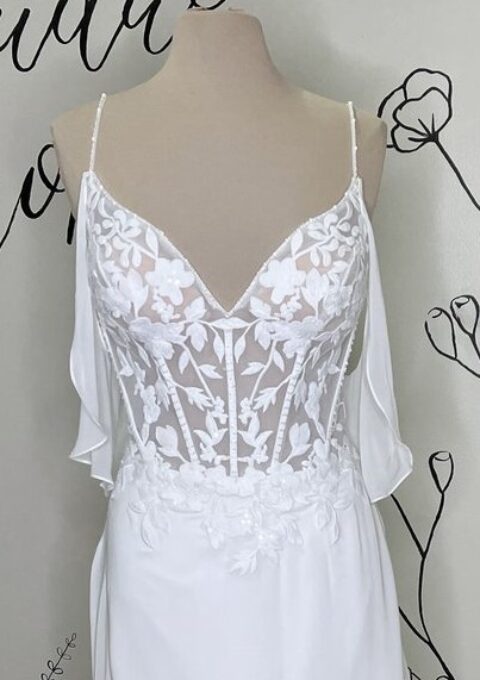 Second Hand Brautkleid Lavie Sposa Lucina A-Linie Gr. 40 Neu & ungetragen Foto 1