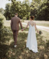 Second Hand Brautkleid Monica Loretti A-Linie Gr. 44 Foto 3