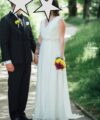 Second Hand Brautkleid Herve Paris A-Linie Gr. 38 Foto 2