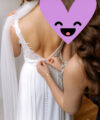 Second Hand Brautkleid Weise Fashion 350412 A-Linie Gr. 36 Foto 6