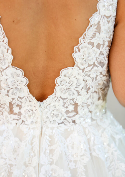 Second Hand Brautkleid Ann Angelex B2170 A-Linie Gr. 40 Foto 1