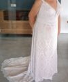 Second Hand Brautkleid Boho Gr. 46 Foto 3