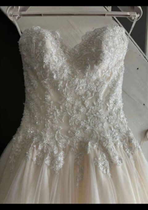 Second Hand Brautkleid Prinzessin Gr. 36 Foto 1