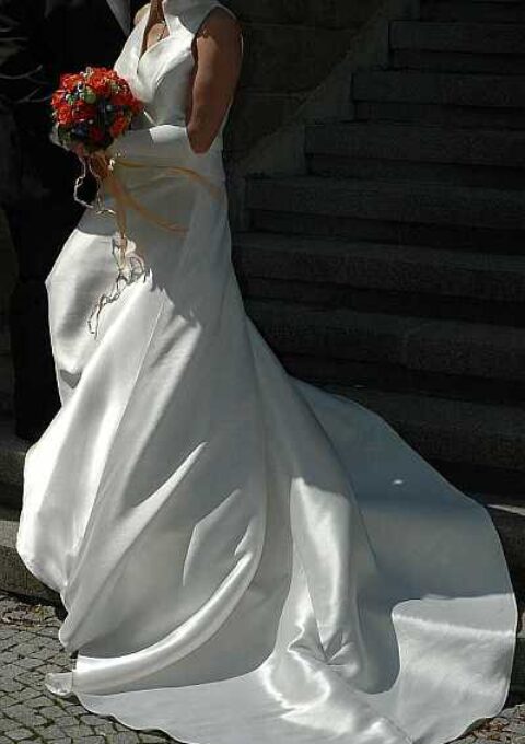 Second Hand Brautkleid Trs Chic Zweiteiler Gr. 38 Foto 1