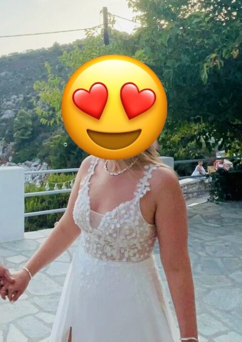 Second Hand Brautkleid Braut Boutique Berlin Boho Gr. 40 Foto 1