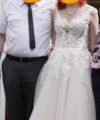 Second Hand Brautkleid Sanna Lindström Bella Fit and Flare Gr. 38 Maßgeschneidert Foto 3