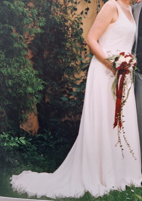 Second Hand Brautkleid Sio Dam Boho Gr. 42 Foto 1