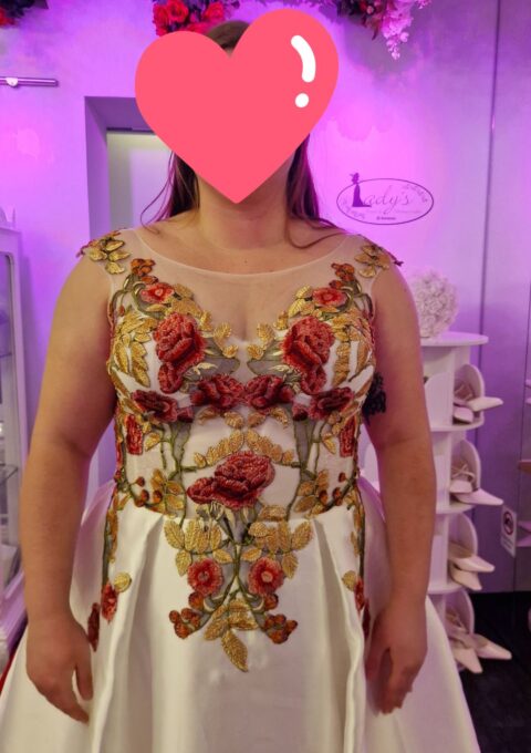 Second Hand Brautkleid A-Linie Gr. 48 Neu & ungetragen Foto 1