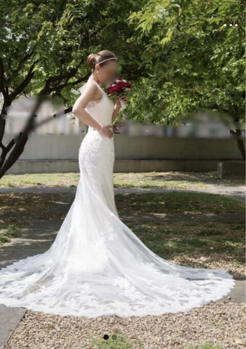 Second Hand Brautkleid Mein Brautkleid wurde mageschneidert A-Linie Gr. 34 Mageschneidert Foto 1