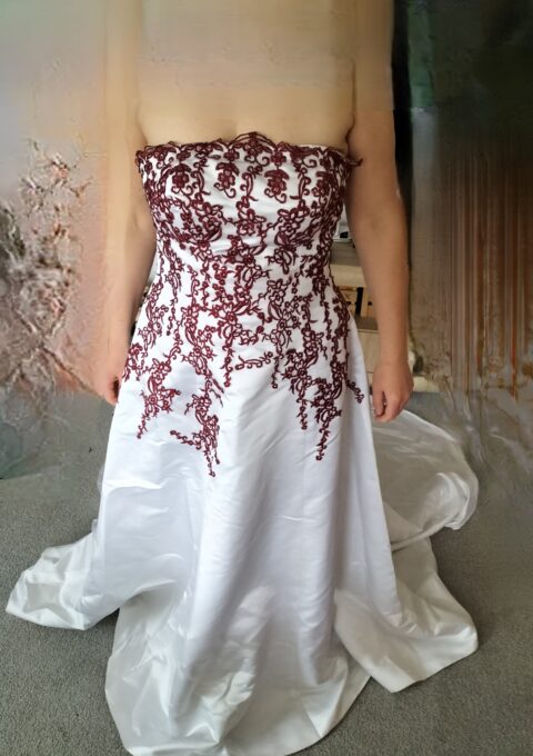 Second Hand Brautkleid A-Linie Gr. 46 Foto 1