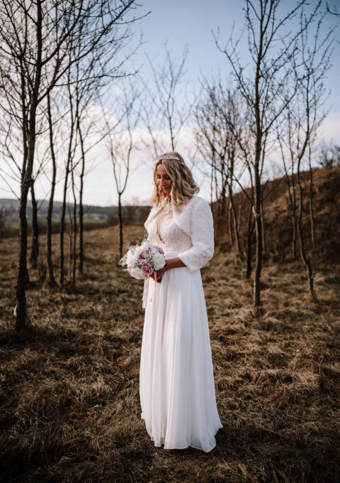 Second Hand Brautkleid Zweiteiler Gr. 36 Foto 1