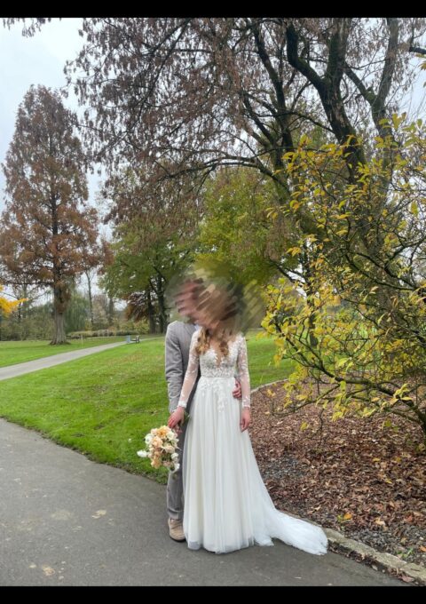 Second Hand Brautkleid Dama Couture A-Linie Gr. 34 Foto 1