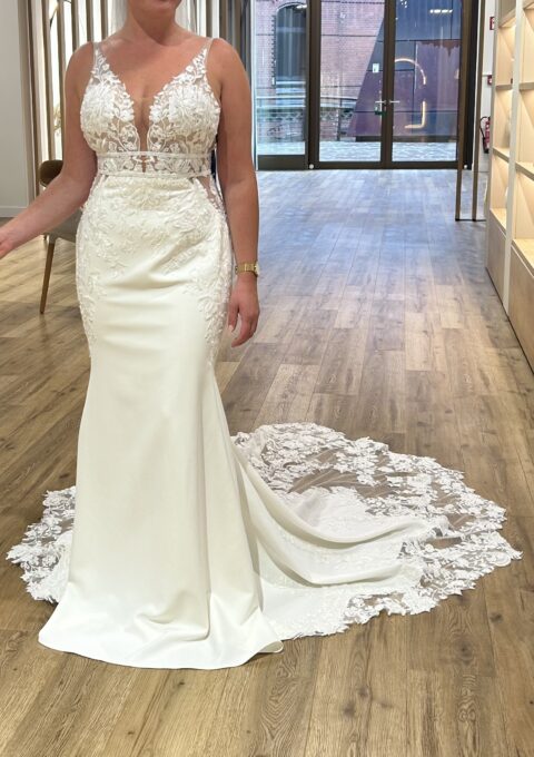 Second Hand Brautkleid Oxford Street Fit and Flare Gr. 38 Neu & ungetragen Foto 1