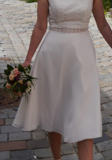 Second Hand Brautkleid Bianco Evento Florida Standesamt Gr. 36 Foto 1