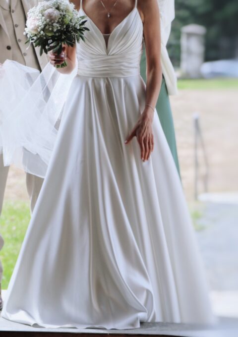 Second Hand Brautkleid Luna Novias A-Linie Gr. 36 Foto 1