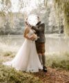Second Hand Brautkleid St. Patrick / Pronovias A-Linie Gr. 36 Foto 1