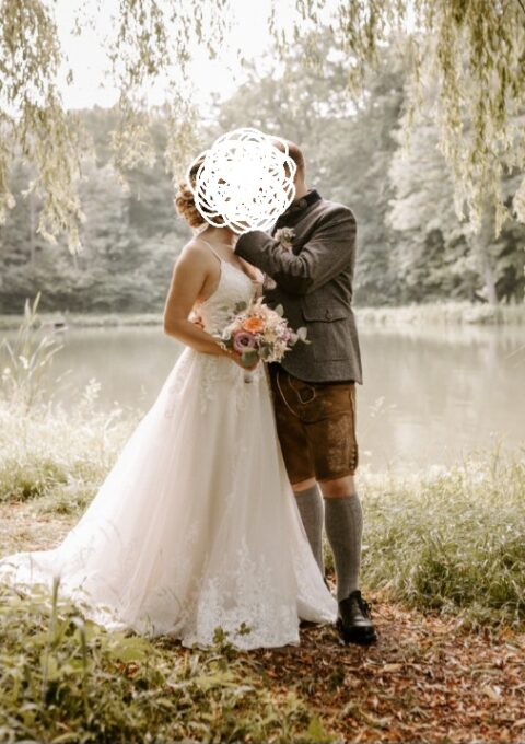 Second Hand Brautkleid St. Patrick Pronovias A-Linie Gr. 36 Foto 1