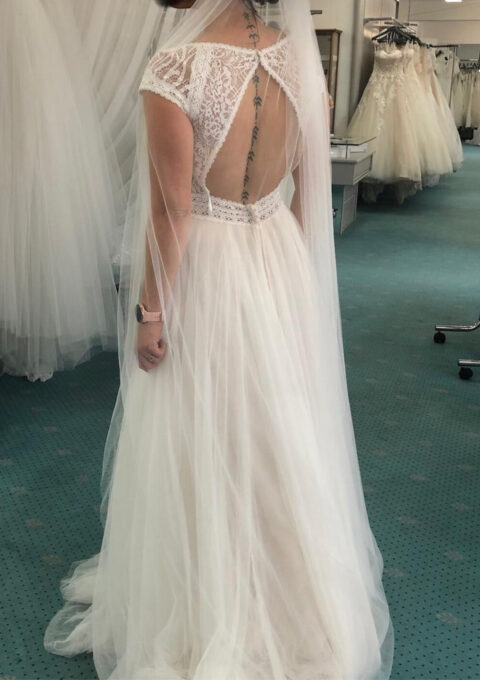 Second Hand Brautkleid Fara Sposa Boho Gr. 38 Foto 1