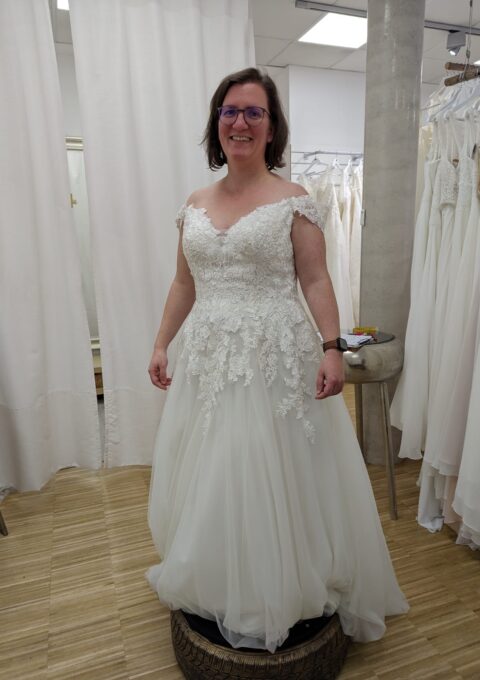 Second Hand Brautkleid Kleemeier Lolita A-Linie Gr. 46 Foto 1