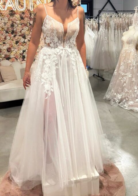 Second Hand Brautkleid Reiko A-Linie Gr. 40 Neu & ungetragen Foto 1