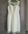 Second Hand Brautkleid Lafanta Minikleid Gr. 40 Maßgeschneidert Foto 8