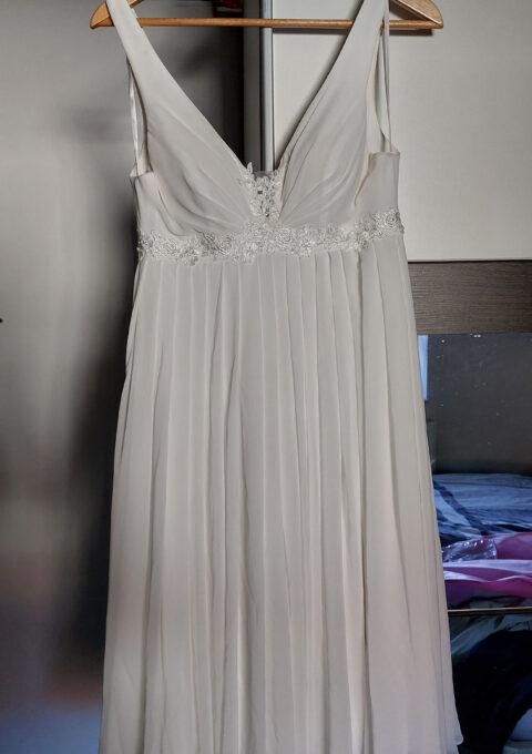 Second Hand Brautkleid Amera Vera Einmal Prinzessin Standesamt Gr. 38 Foto 1