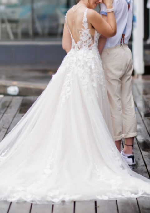 Second Hand Brautkleid Brautnest Niederzier BN23080Q1-4 A-Linie Gr. 36 Foto 1
