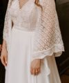 Second Hand Brautkleid Boho Gr. 40 Foto 1