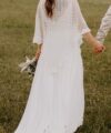 Second Hand Brautkleid Boho Gr. 40 Foto 4