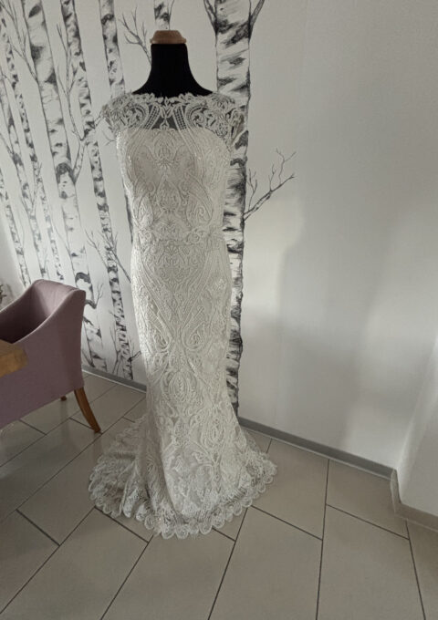Second Hand Brautkleid Agnes Bridal Dream / Mode de Pol Fit and Flare Gr. 34 Neu & ungetragen Foto 1