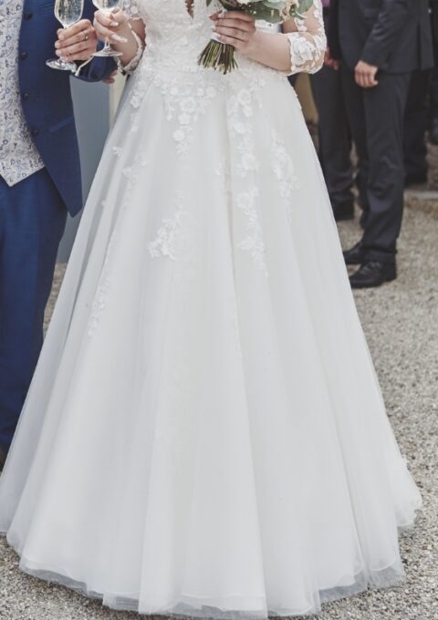 Second Hand Brautkleid Lohrengel Delana S. A-Linie Gr. 46 Foto 1