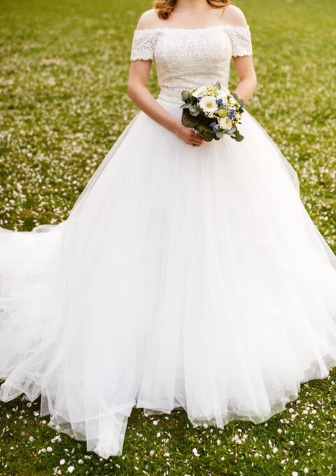 Second Hand Brautkleid Prinzessin Gr. 36 Foto 1